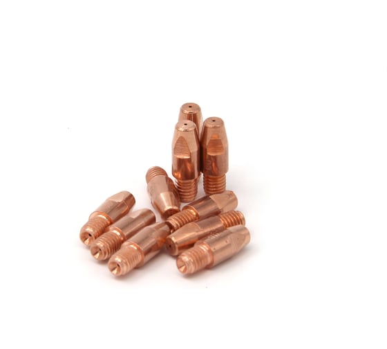 Изображение товара Контактные наконечники Svarcity М8x30 медь 0,8 мм (100 шт в уп.) Конт.Нак./M8x30/медь/0,8