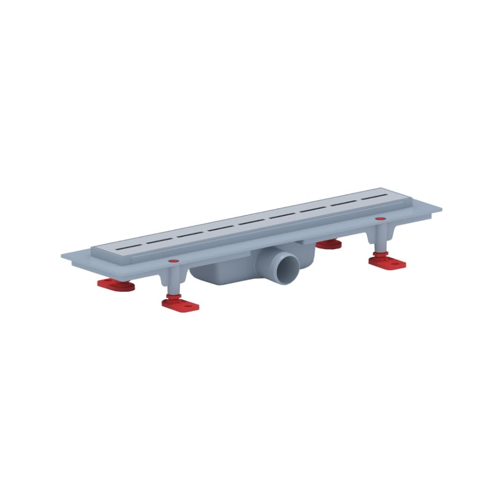 Изображение товара Пластиковый линейный трап с сухим выпуском из нержавеющей стали 40 л/мин АНИ Пласт 450 мм