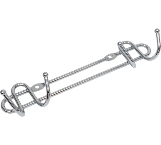 Изображение товара Планка SWENSA 20 см, с 2-мя двойными крючками, хром SWH-2280-02