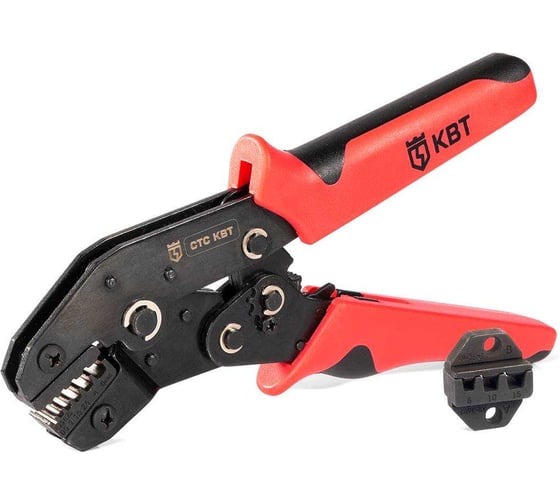 Изображение товара Пресс-клещи с набором матриц КВТ СТС-В 85272