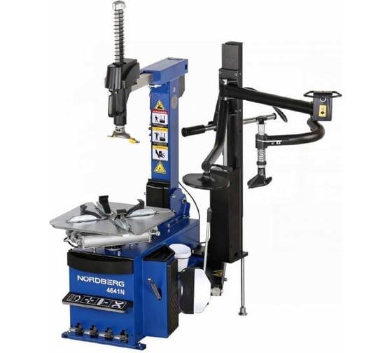 Изображение товара Станок шиномонтажный автомат двухскоростной NORDBERG 380 В, синий 4641N