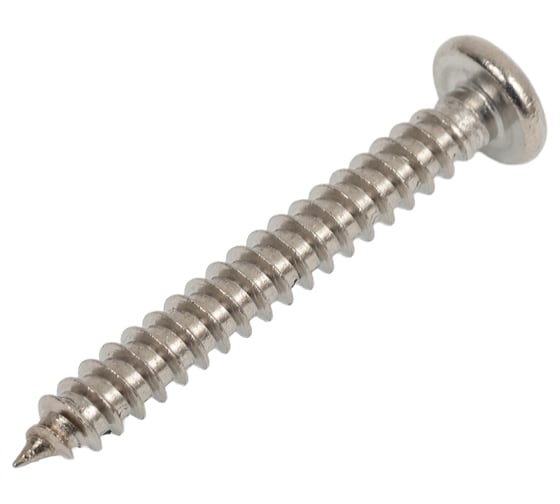 Изображение товара Саморез крепежная техника с полукруглой головкой DIN 7981 4,2x32, нерж. А2 50, пакет 800936 БК