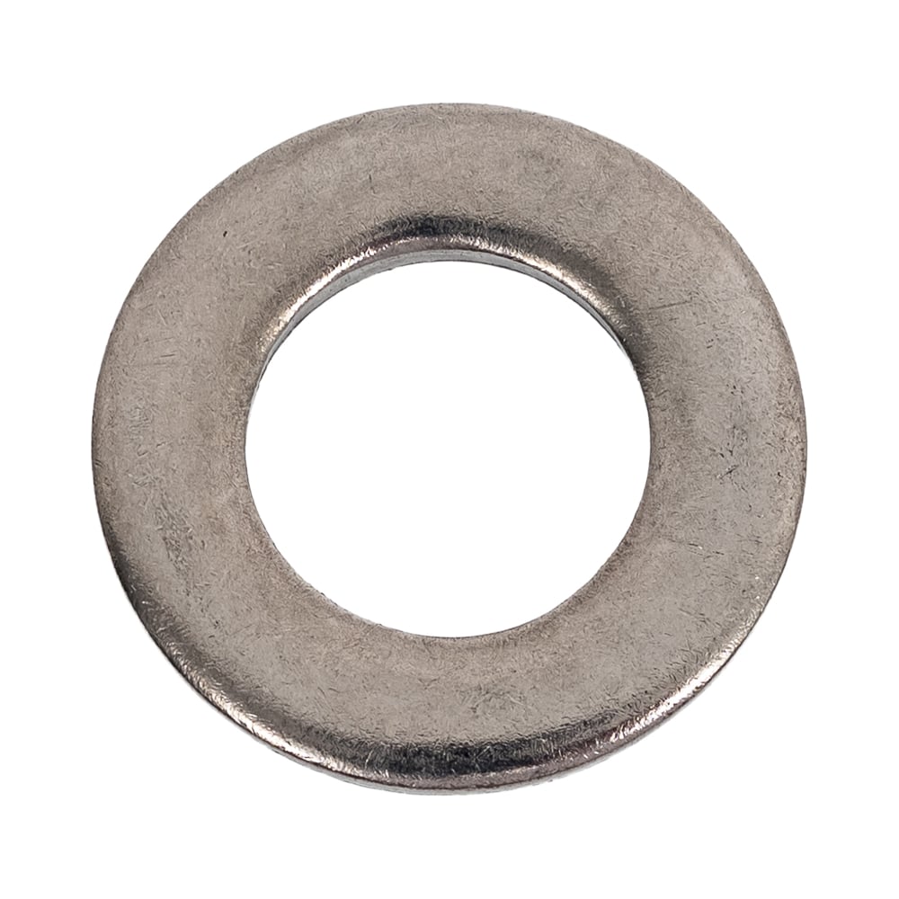 Изображение товара Плоская крепежная шайба DIN 125 М12 нержавеющая сталь А2, упаковка 30 штук