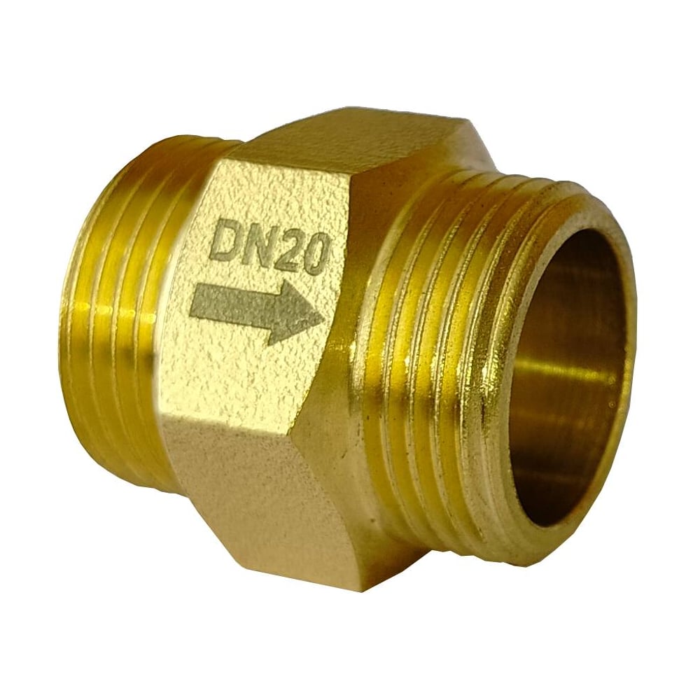 Изображение товара Латунный обратный клапан DN20-PN10-G3/4-ЦЦ для канализации и водоснабжения