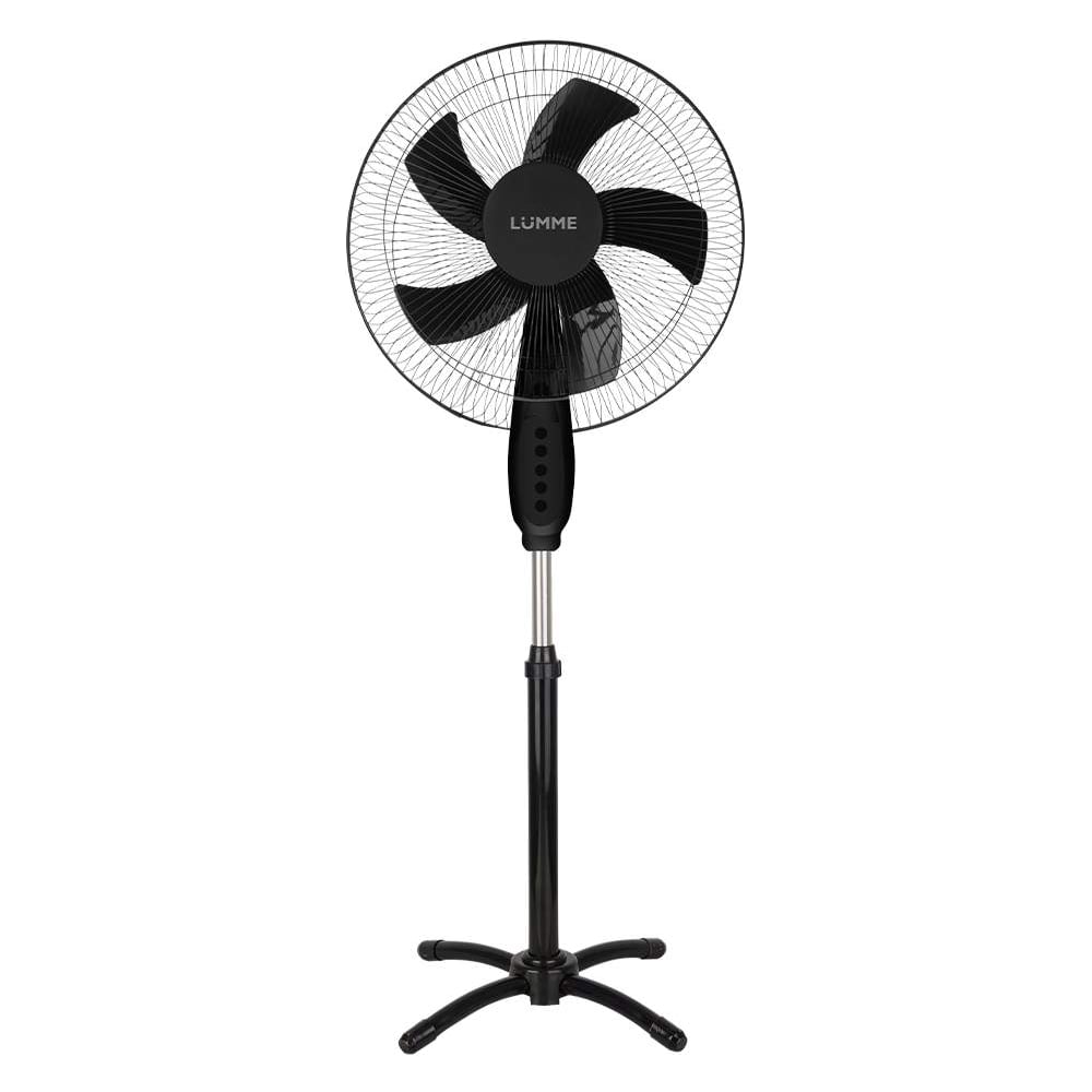 Изображение товара Вентилятор напольный LUMME LU-FN111A черный с регулировкой высоты