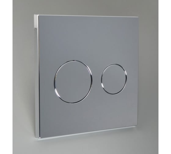 Изображение товара Клавиша для системы скрытой установки АНИ Пласт Компакт бел,кругл.с хром.обр. WP2410