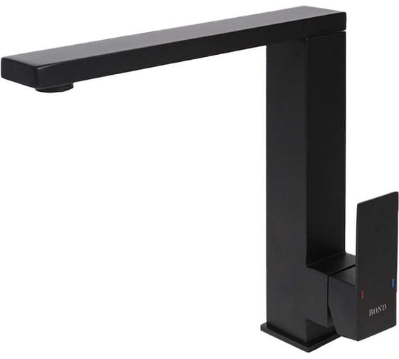 Изображение товара Смеситель BOND для кухни черный матовый однорычажный B67-0388