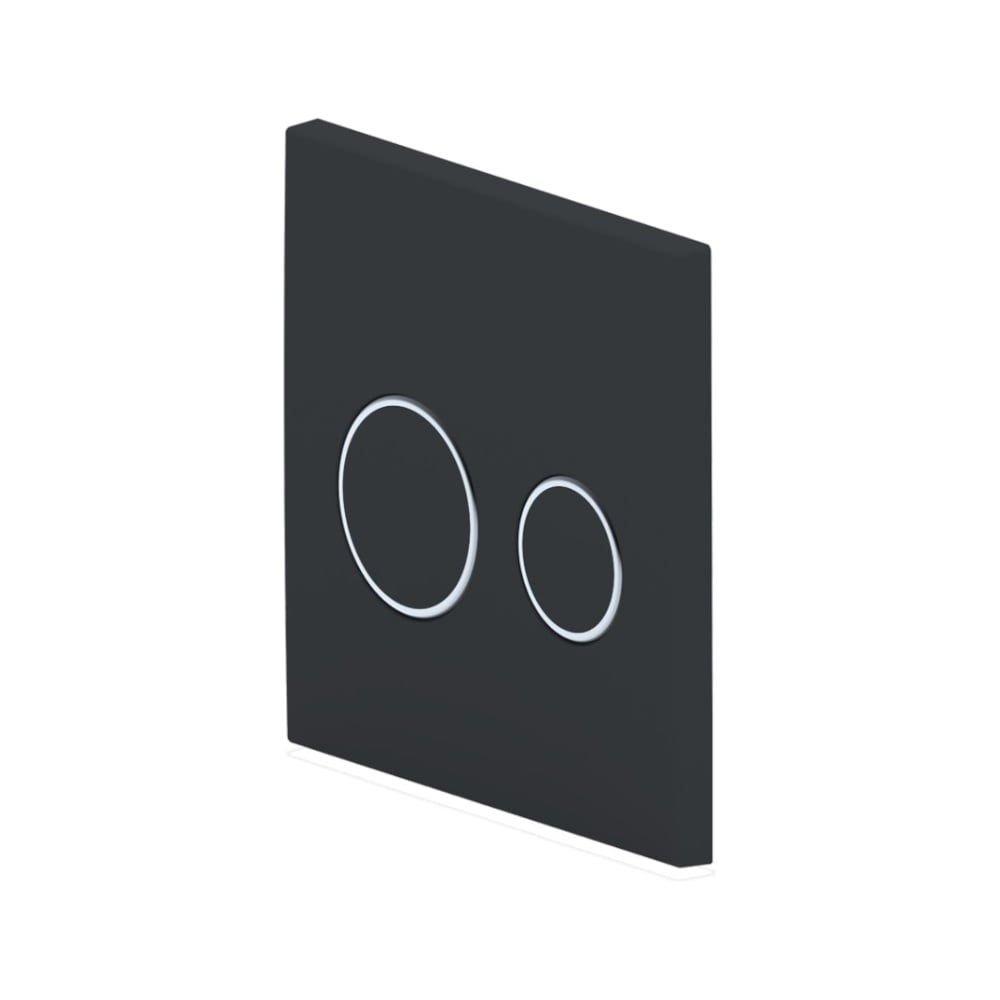 Изображение товара Клавиша для системы инсталляции АНИ Пласт WP2430 черный глянец компактная