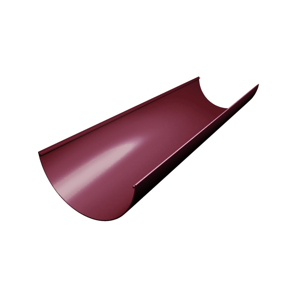 Изображение товара Желоб Grand Line Классика 120 ПВХ 3 м бордовый RAL 3005