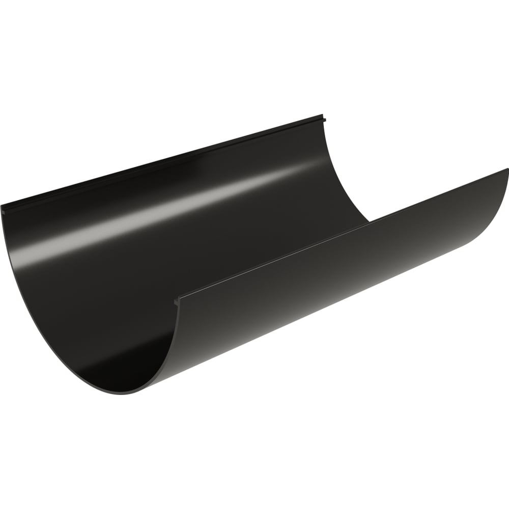 Изображение товара Желоб Grand Line Классика 120 ПВХ 3 м черный RAL 9005 для водоотведения