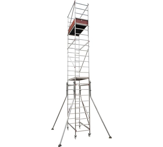 Изображение товара Вышка-тура Новая Высота NV 3471, секции А+В+С, помост 1,378х0,6 м, раб. выс. 7,316 м, борта, опоры 3471608