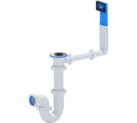 Изображение товара Сифон АНИ Пласт Ани 1 1/2*40 прямоточны й сгибкой трубой 40x50 D0140