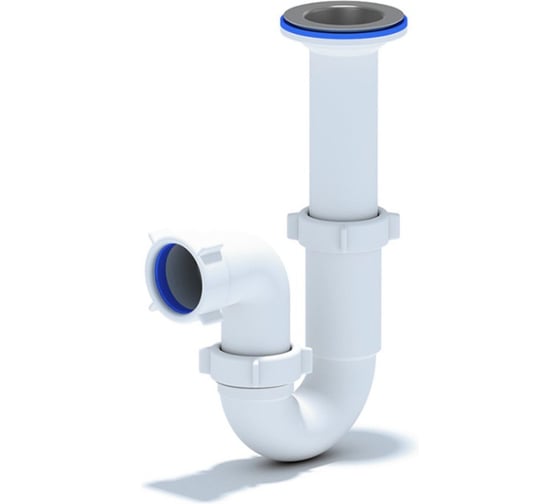 Изображение товара Сифон АНИ Пласт Ани 1 1/2*40 прямоточны й спереливом мойки D0500