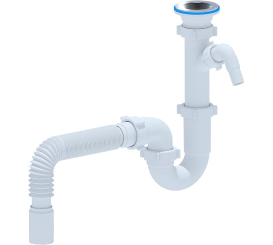 Изображение товара Сифон АНИ Пласт Ани 1 1/2*40 прямоточны й смещенный D1005