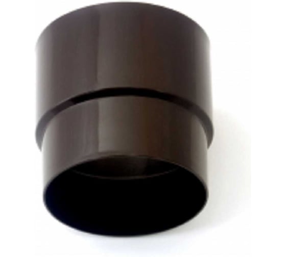 Изображение товара Муфта водосточной трубы IMPLAST 80 мм, G130/80, коричневая, 12579