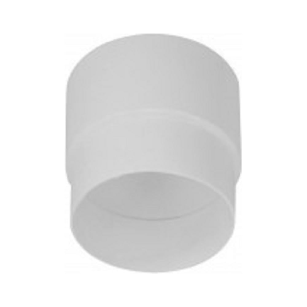 Изображение товара Муфта водосточной трубы IMPLAST 80 мм, G130/80, белая 11165