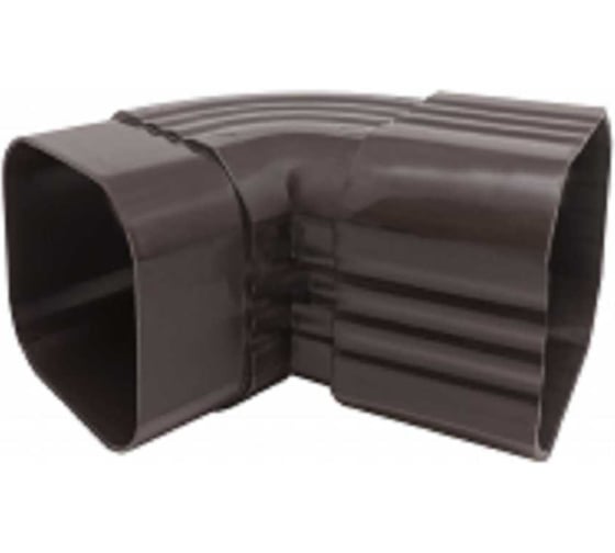 Изображение товара Отвод колено соединение водосточной трубы IMPLAST 67 гр, 67 мм, U110/67, коричневый, TBB