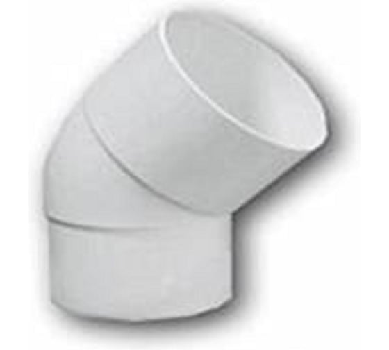 Изображение товара Отвод колено соединение водосточной трубы IMPLAST 67 гр, 80 мм, G130/80, белый, 12678