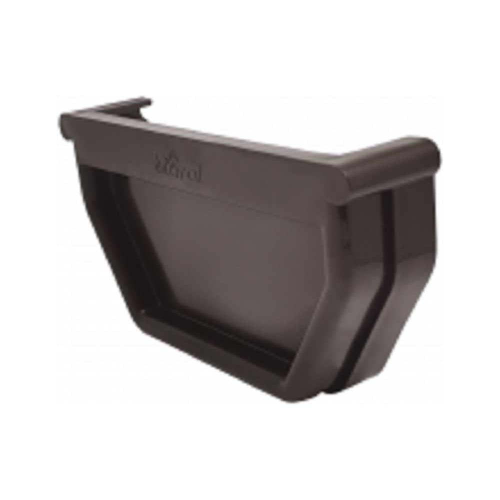 Изображение товара Заглушка желоба IMPLAST 110 мм, U110/67, универсальная L/R, коричневая, UEB