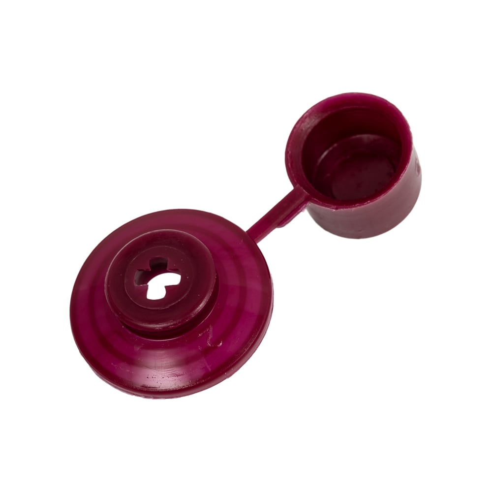 Изображение товара Шляпка для шиферного гвоздя Tech-Krep бордо (100 шт) - пакет /Zitar 150570