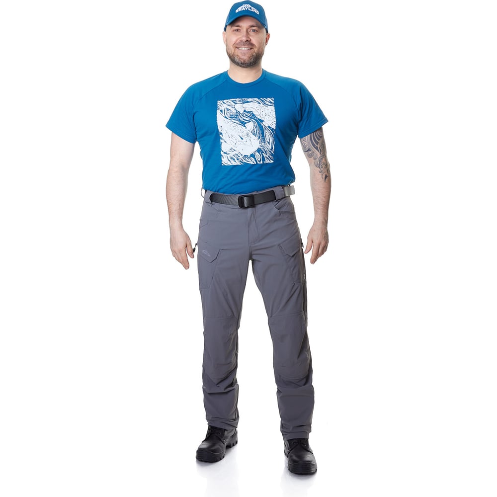 Изображение товара Брюки Grayling Каст серый 68-70 летний лето мужские повседневные