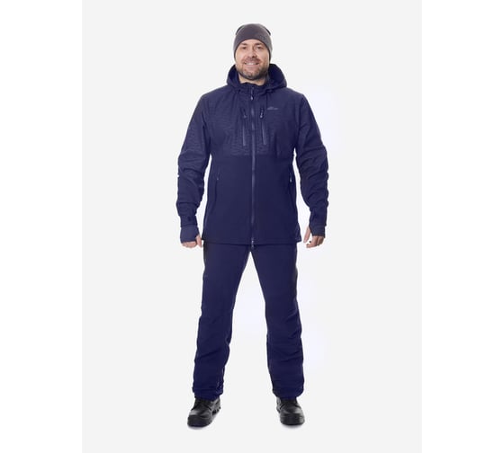Изображение товара Костюм для рыбалки GRAYLING Беринг софтшелл, т.синий_р-р 52-54 рост 170-176 4660335534739