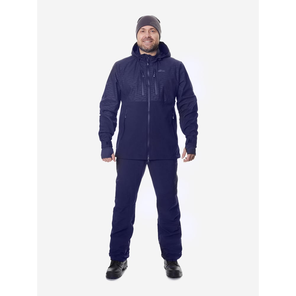 Изображение товара Костюм для рыбалки GRAYLING Беринг софтшелл демисезонный мужской 48-50 темно-синий