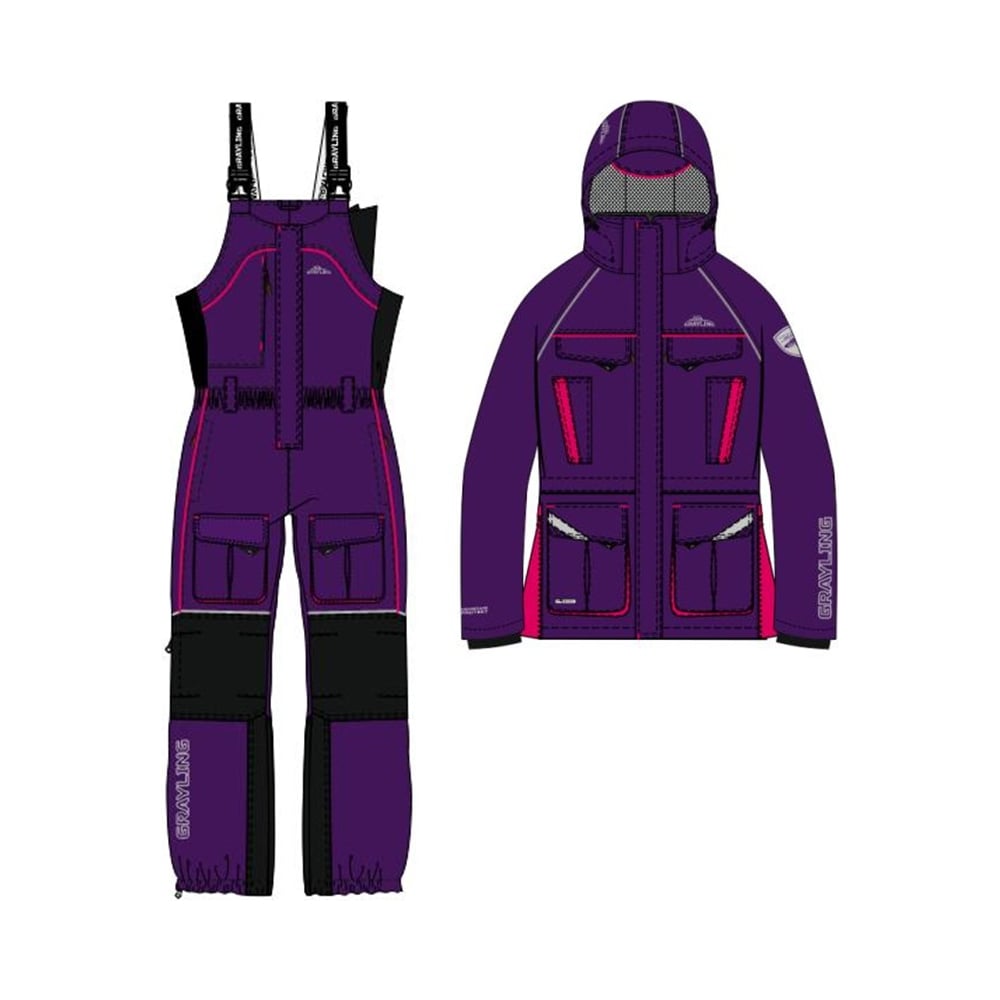 Изображение товара Женский зимний костюм для рыбалки GRAYLING Камчатка МАГМА 48-50 фиолетовый