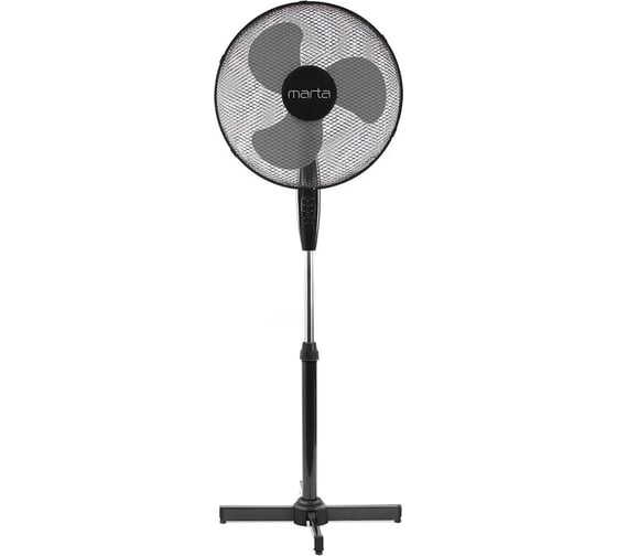 Изображение товара Вентилятор напольный MARTA MT-FN2532 черный/черный 39881