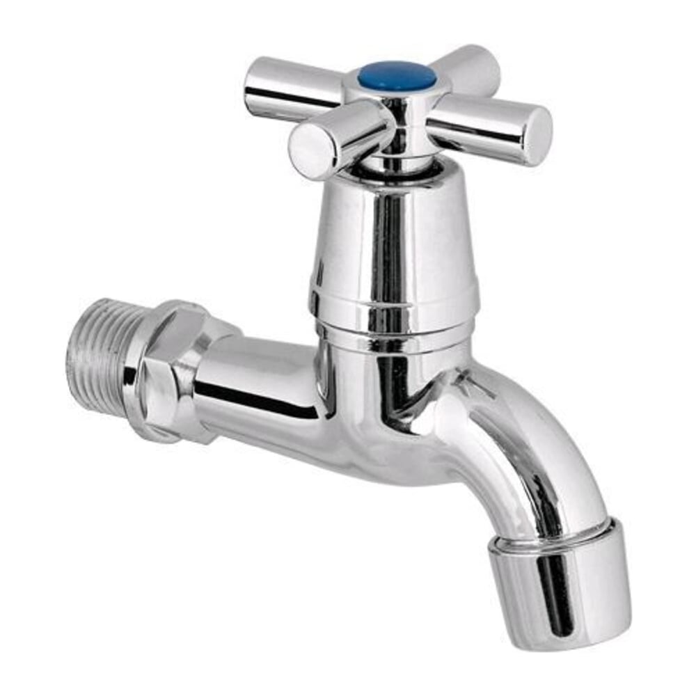 Изображение товара Кран ООО ПКФ Сварком д=15 водоразборный пласт. хром (ST5106) (уп/2шт.) СанТех s052148