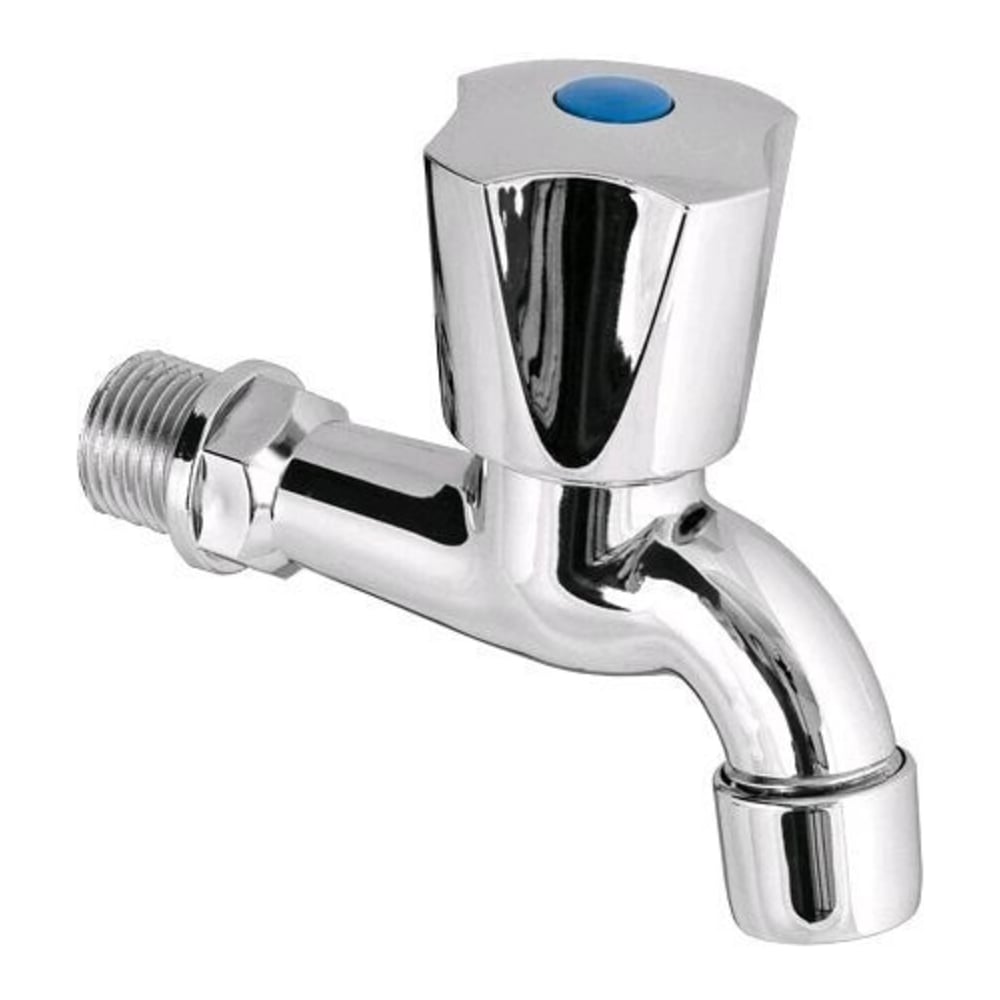 Изображение товара Водоразборный кран из хромированной стали 15 мм для бытовых систем