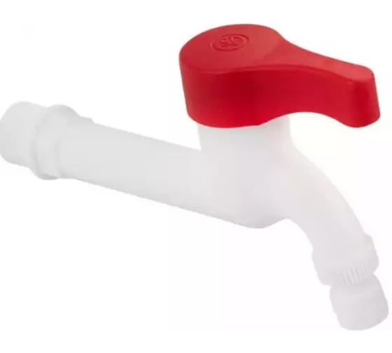 Изображение товара Кран ООО ПКФ Сварком  д=15 нар. резьба водоразборный пласт удлин. (670) (уп/2шт.) СанТех s061702