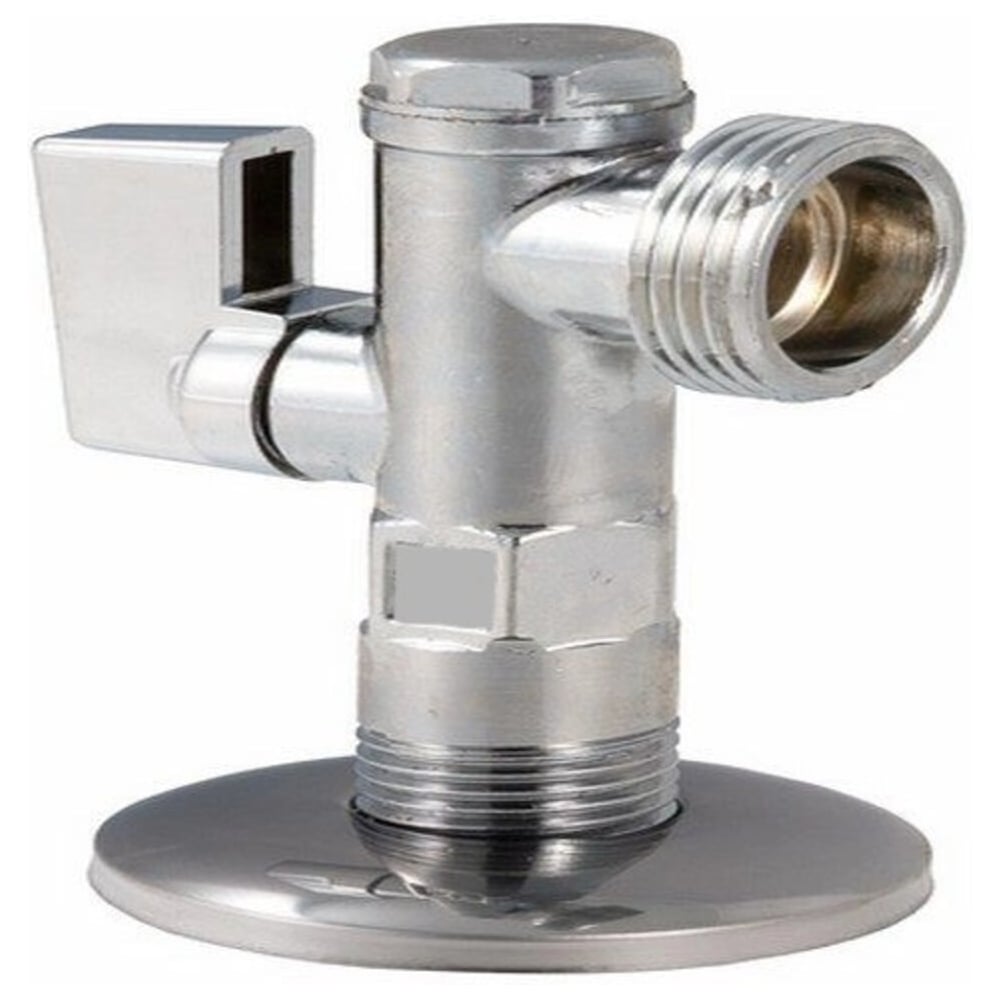 Изображение товара Угловой шаровой кран с фильтром 1/2x3/4 для подключения стиральных машин