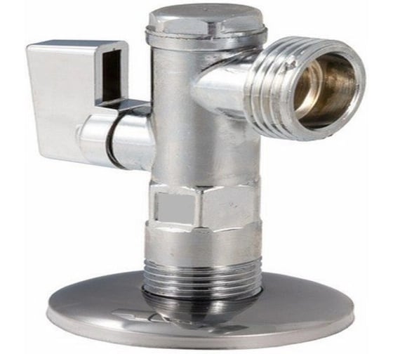 Изображение товара Шаровой кран ООО ПКФ Сварком 1/2x3/4 угловой с фильтром для подключения ст.приборов (VT.282.N.) (1 шт.) СанТех s020207