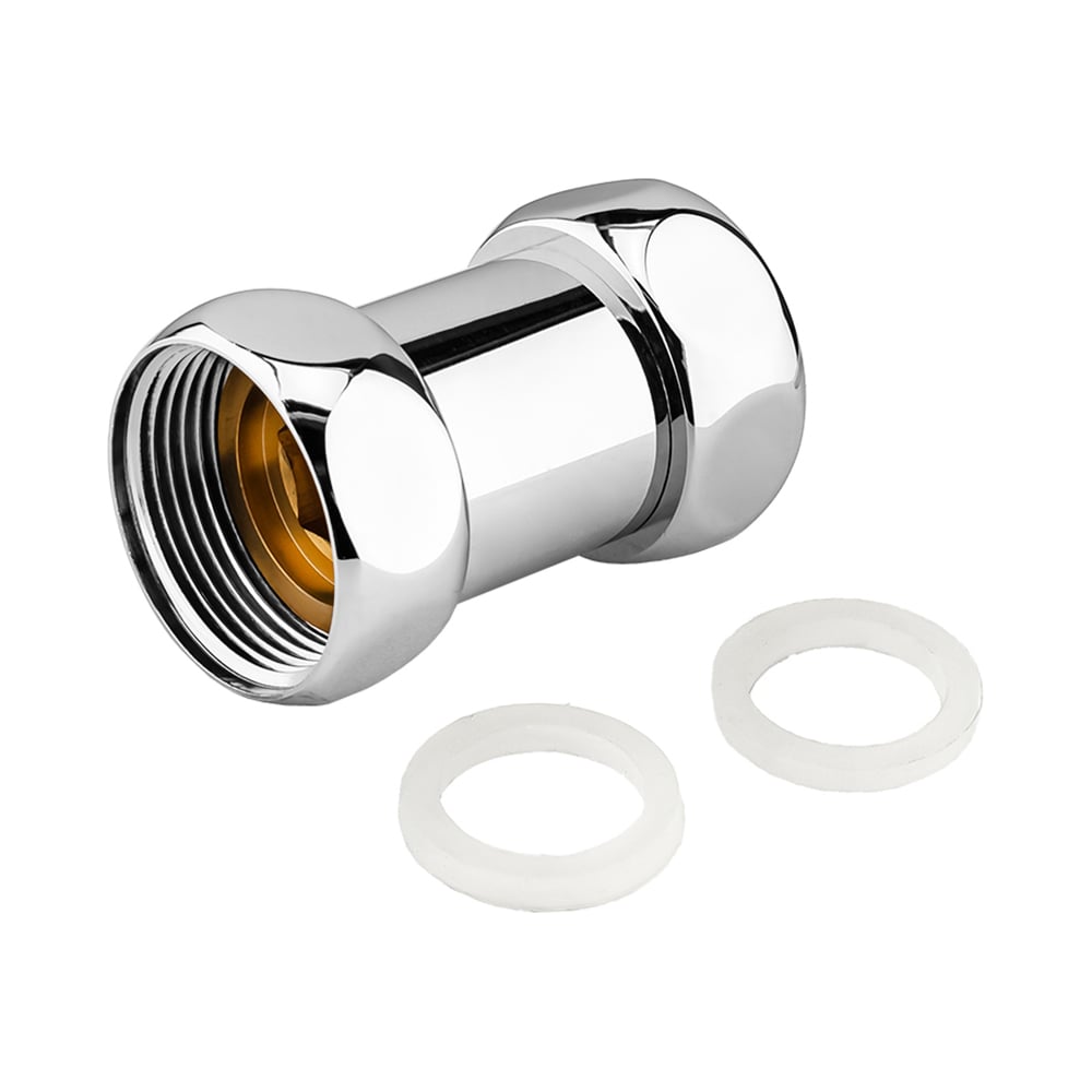 Изображение товара Соединение прямое для полотенцесушителя PROFACTOR CHROME 1 1/4x1 1/4 PF TF 758