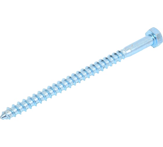 Изображение товара Шуруп "Глухарь" КостИнСтрой 8x120 DIN 571 с шестигранной головкой, острый, оц. 60шт 20469