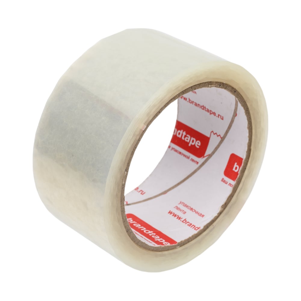 Изображение товара Упаковочная клеящая лента Brandtape прозрачная 48мм х 66м 6 шт. Высокая прочность и надежность