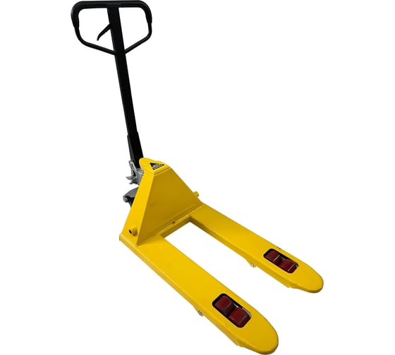 Изображение товара Тележка гидравлическая (рохля) WILMART BF25 800x550 усиление 40см желтая HP-30-30CM-800PUB-Y