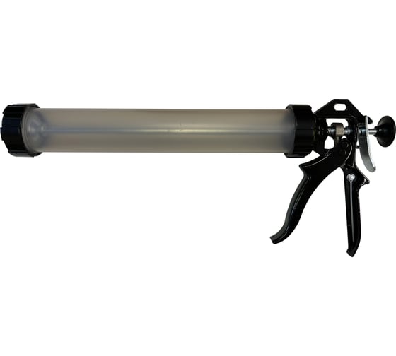 Изображение товара Пистолет механический Tools Brother для герметика в картриджах и тубах 600 мл., прозрачный корпус BC-1307-РТ