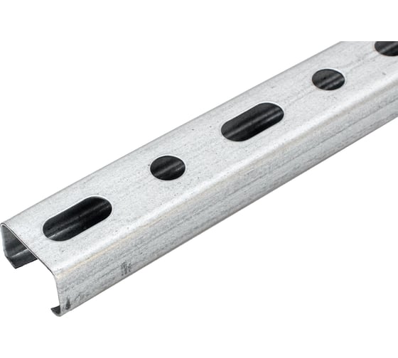 Изображение товара Траверс монтажный КРЕПКО-НАКРЕПКО 38*40*2000*1,2мм (8) перфорированный оцинкованный 00400