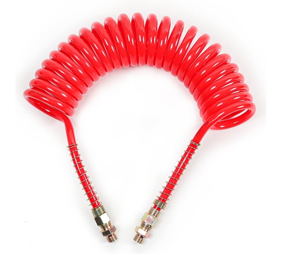Изображение товара Шланг пневматический витой Крал М16 L=7.5м (t=-60 +50) красный 2020