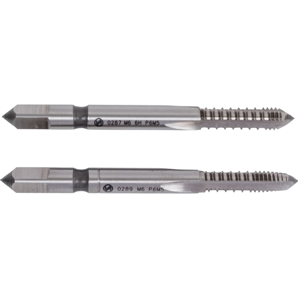 Изображение товара Метчик ИНСТУЛС метрический М6x1.0, набор из 2 шт, Р6М5, ГОСТ 17927-72