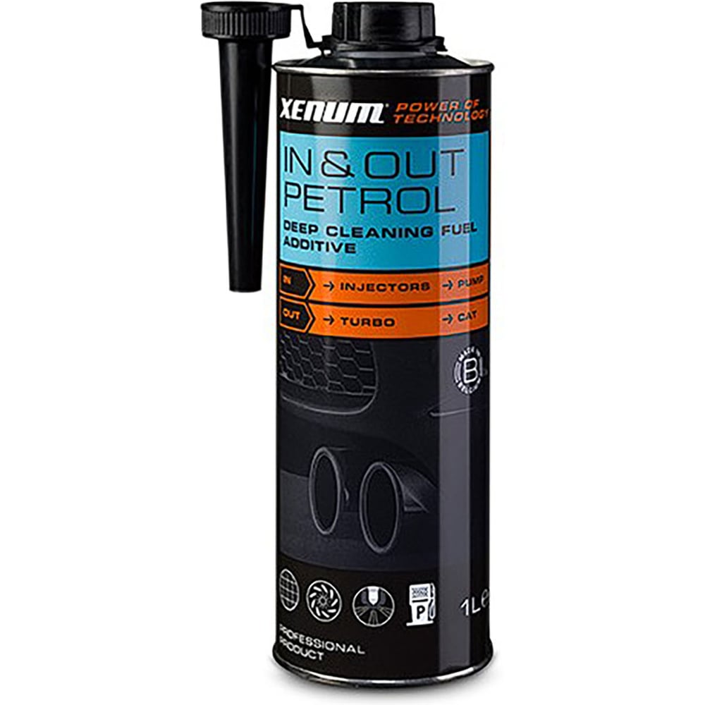 Изображение товара Присадка в бензин XENUM IN_OUT CLEANER PETROL 1 литр для очистки системы впрыска