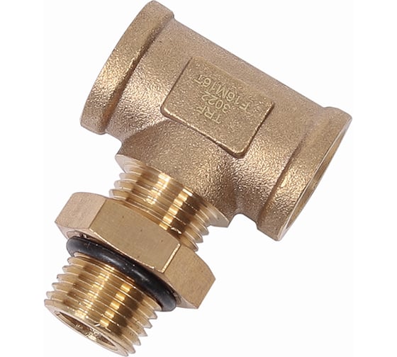 Изображение товара Соединитель трубки ПВХ, полиамид Крал 16 (внутри)-16(наружная)-16(внутри) тройник латунь (2 шт) 4938