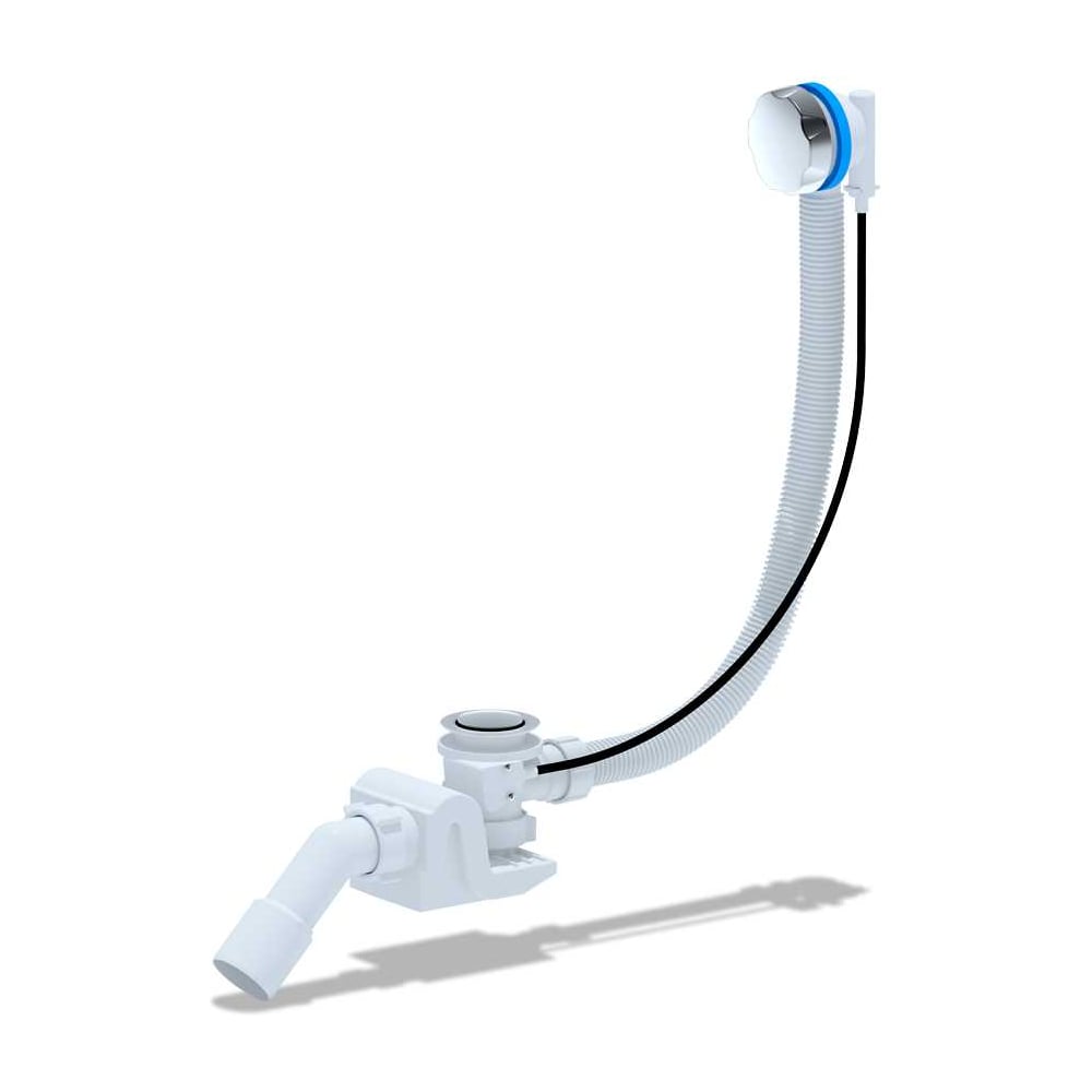 Изображение товара Перелив АНИ Пласт полуавтоматический с сифоном EM361 для ванной