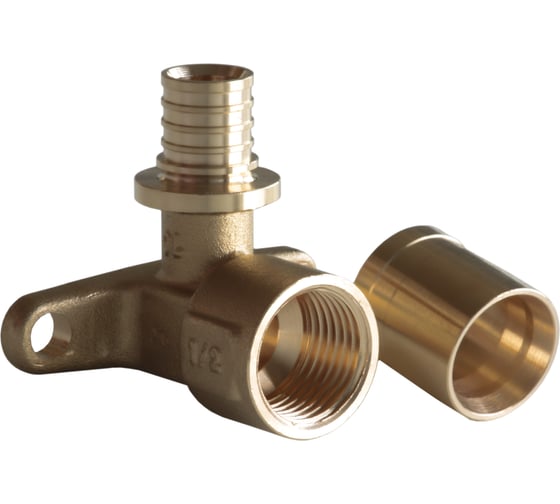 Изображение товара Угольник 90 переходной с надвижной гильзой Heisskraft настенный 16x1/2" ВР 43201615