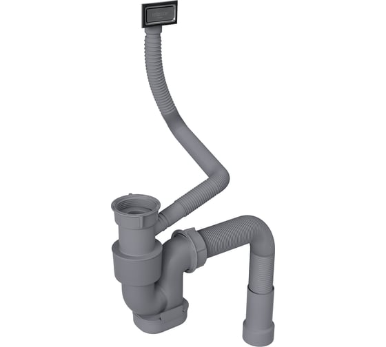Изображение товара Сифон для одночашевый кухонной мойки Reflexion home Reflexion Part без выпуска RX9003PT