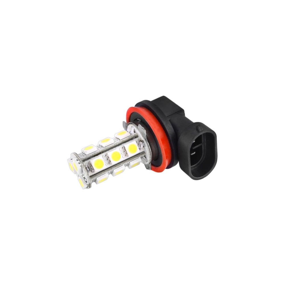 Изображение товара Автолампа диод SKYWAY H11 12V 18 SMD 1-конт, белая, комп.2 шт, дальний/ближний/противотуманки S08201006/K
