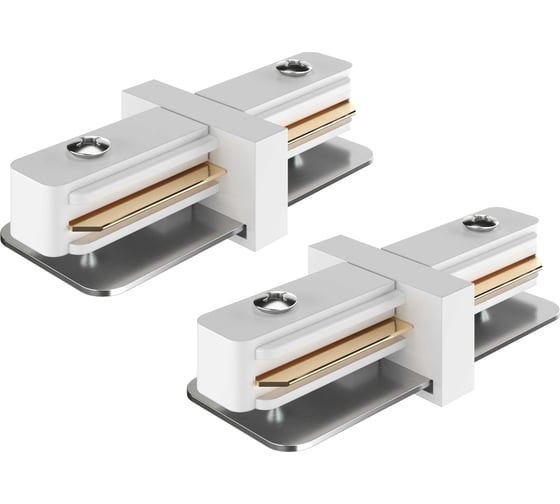 Изображение товара Соединитель I для однофазного шинопровода Geniled Белый (2 шт) 22014_2