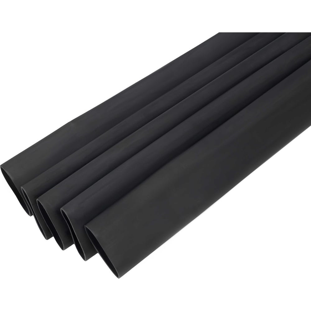 Изображение товара Термоусадочная клеевая трубка Gigant 24/8мм 3:1 черная 5шт